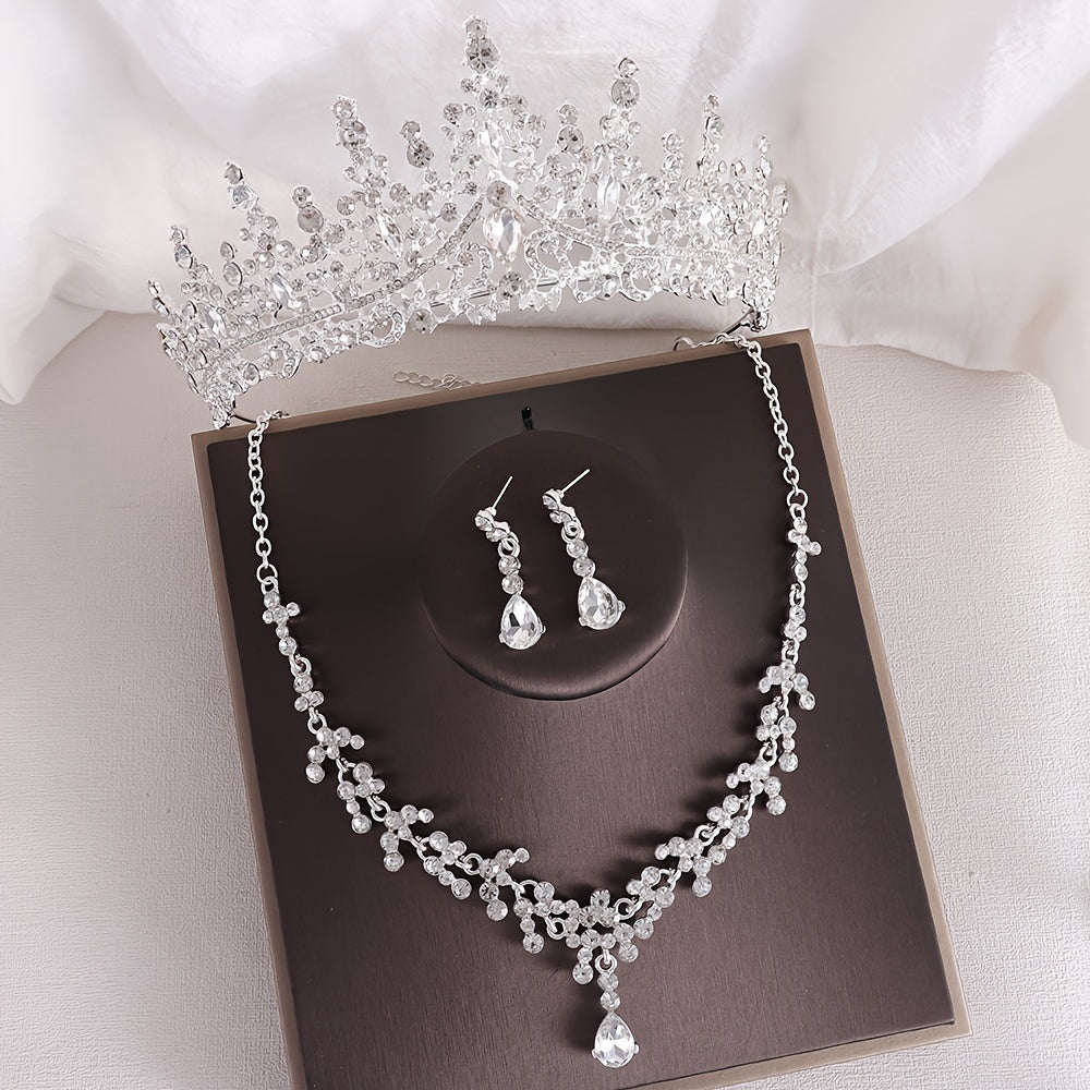 Sets de Corona, Collar y Aretes para Quinceañeras 👑✨