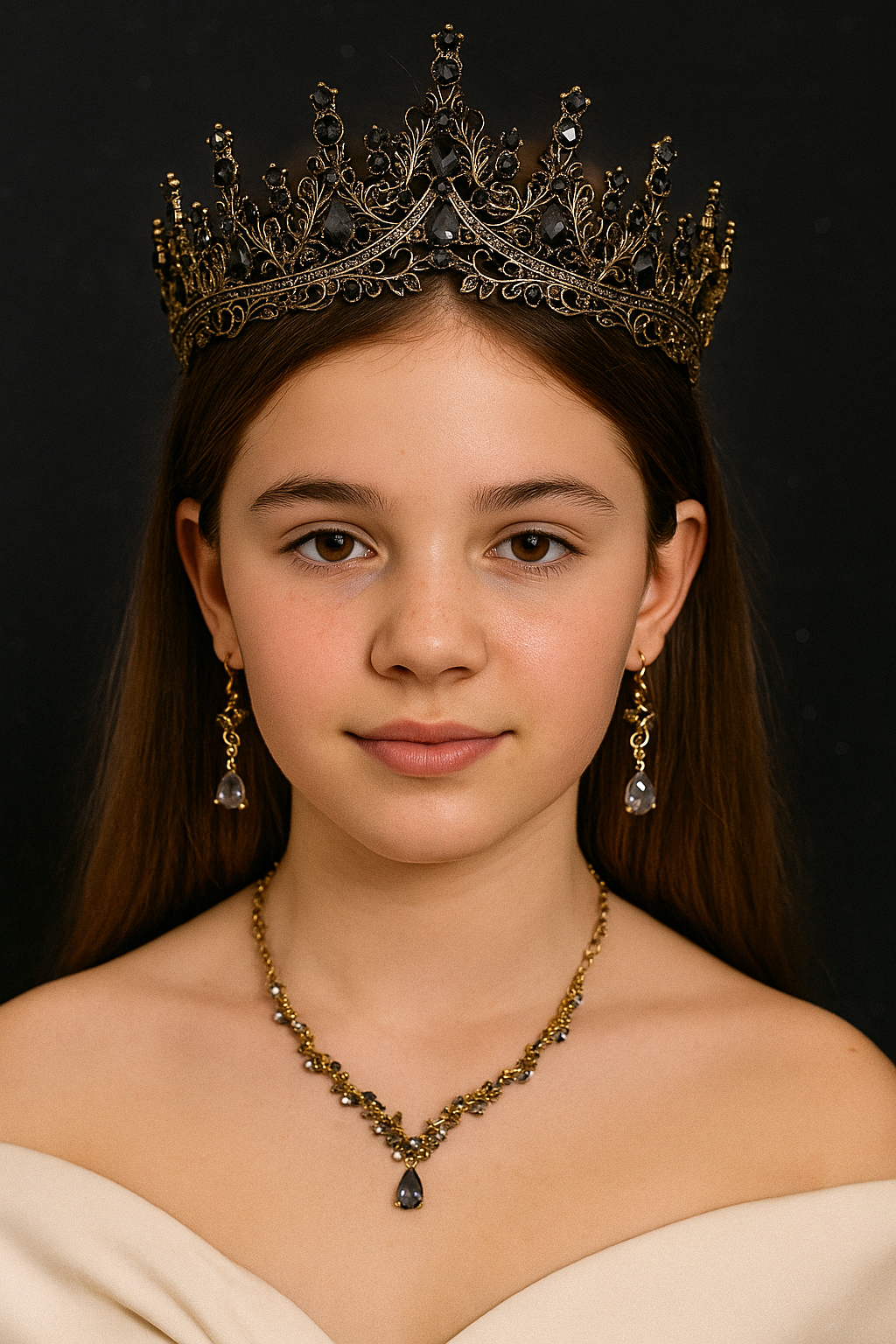 Set Tiara, Collar Y Aretes 15 Años O Boda