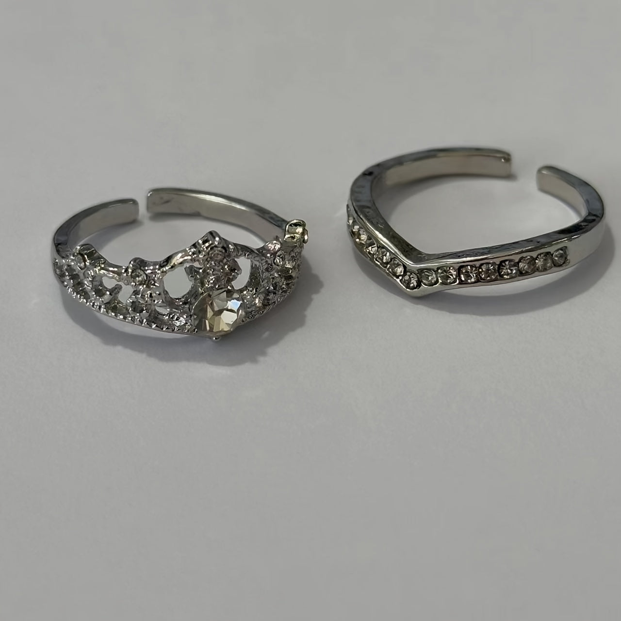 Anillo de 15 años con Diamantes de Imitación y Aleación - Diseño Elegante para Quinceañeras