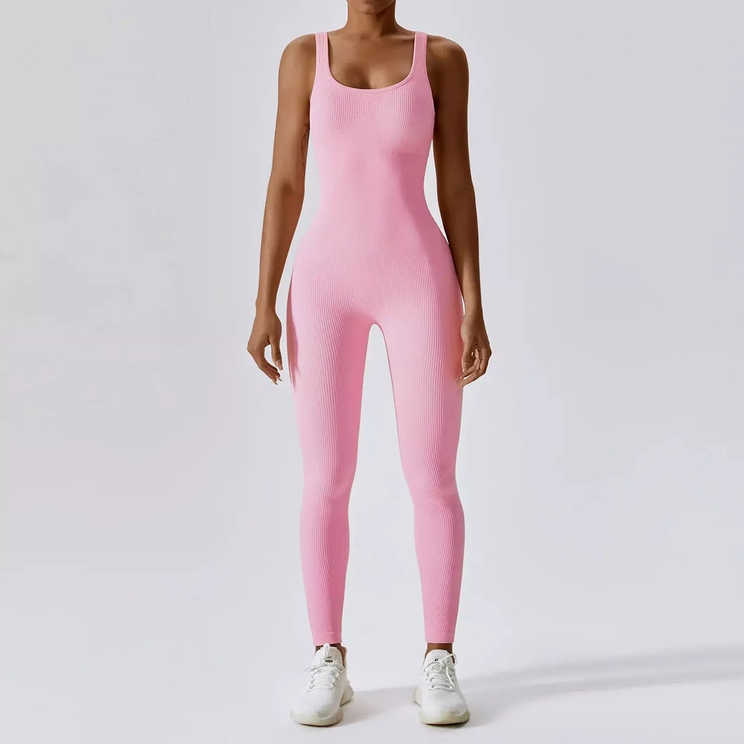 Enterizo Deportivo Ajustado Levanta Cola - Fucsia