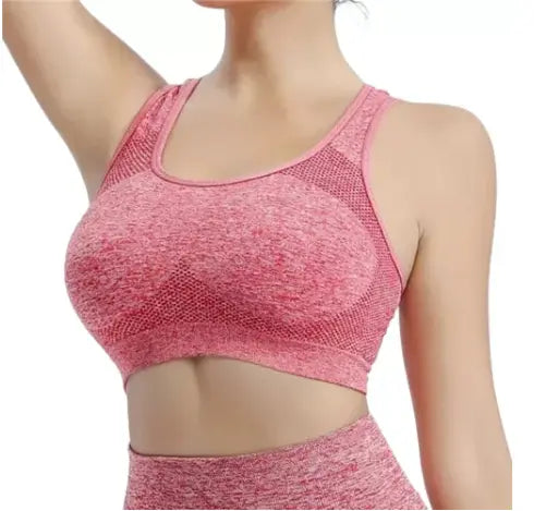 Conjunto Deportivo Para Mujer Top Y Leggins 2 Piezas - Fucsia