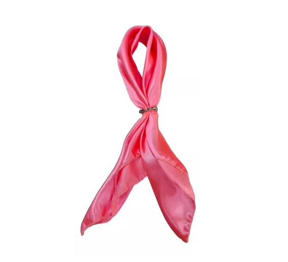 Hermosa Pañoleta Satinada Para Dama - Rosa - Pañoleta