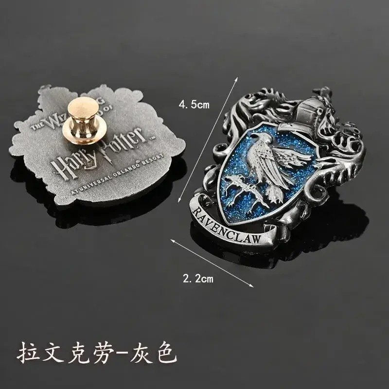 Corbata Harry Potter 4 Casas Bordada + Pin