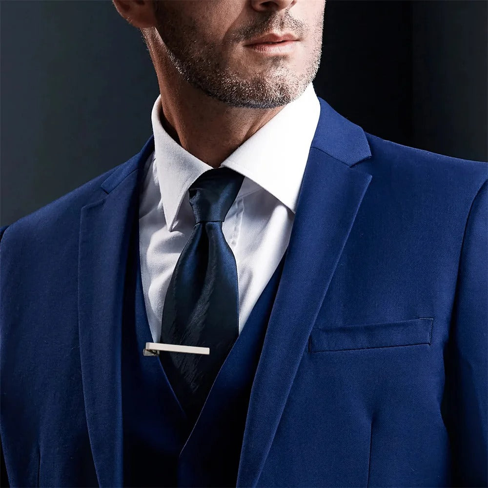 Pisa Corbata Metálico Traje Para Hombre - Pisa corbata