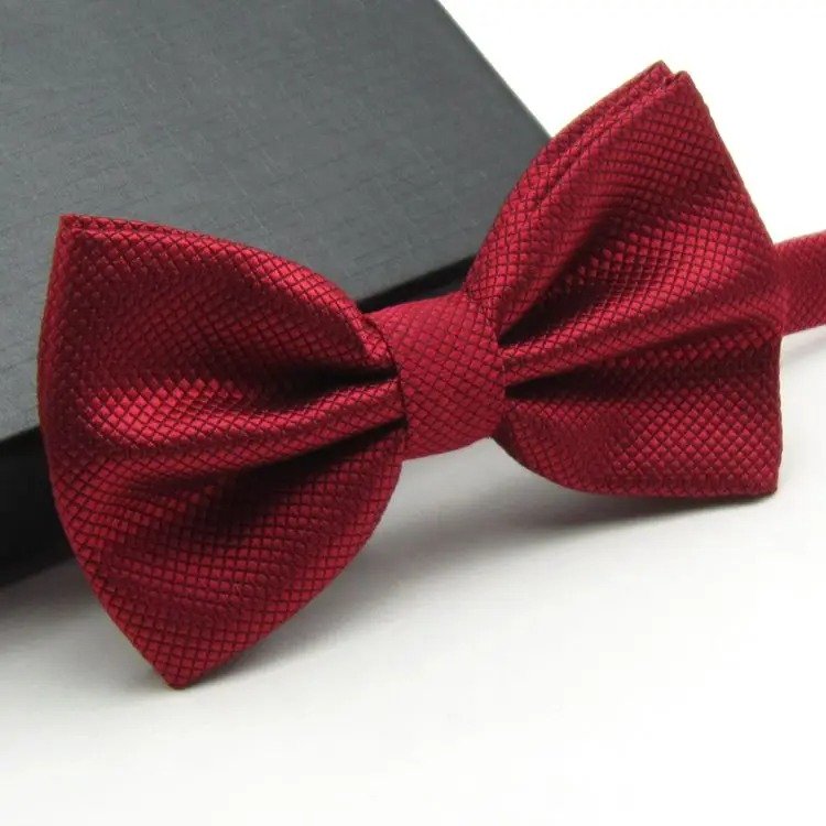 Corbatín Para Caballero Elegante - Bordo