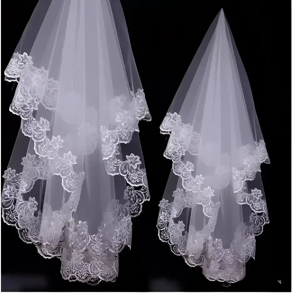 Velo novia mantilla matrimonio encaje Colombia