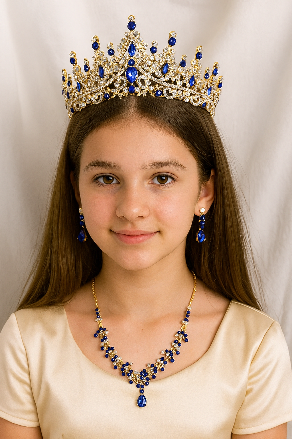 Set Tiara, Collar Y Aretes 15 Años O Boda