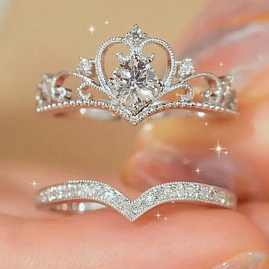 Anillo de 15 años con Diamantes de Imitación y Aleación - Diseño Elegante para Quinceañeras