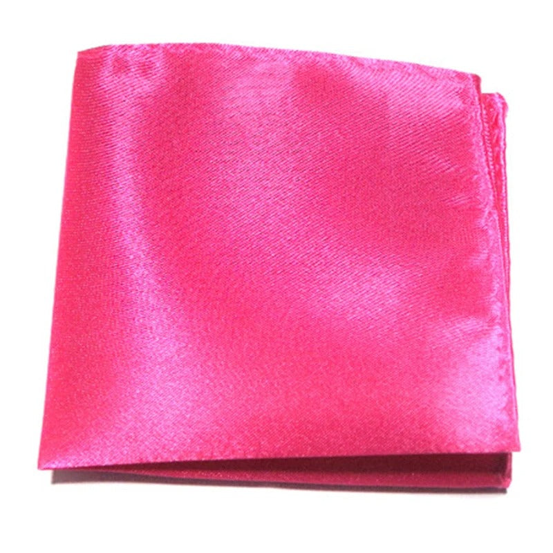 Pañuelo Satinado Para Traje - Rosa - Pañuelo