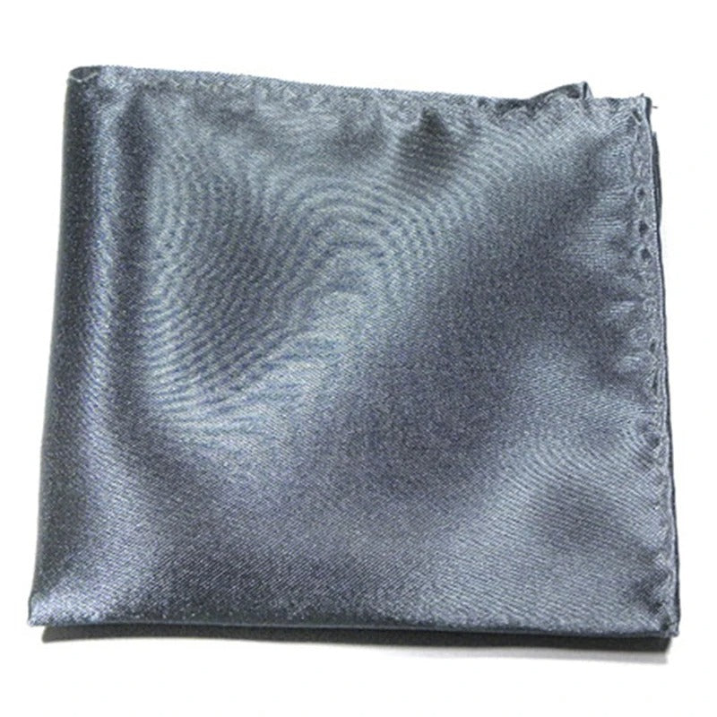 Pañuelo Satinado Para Traje - Gris - Pañuelo