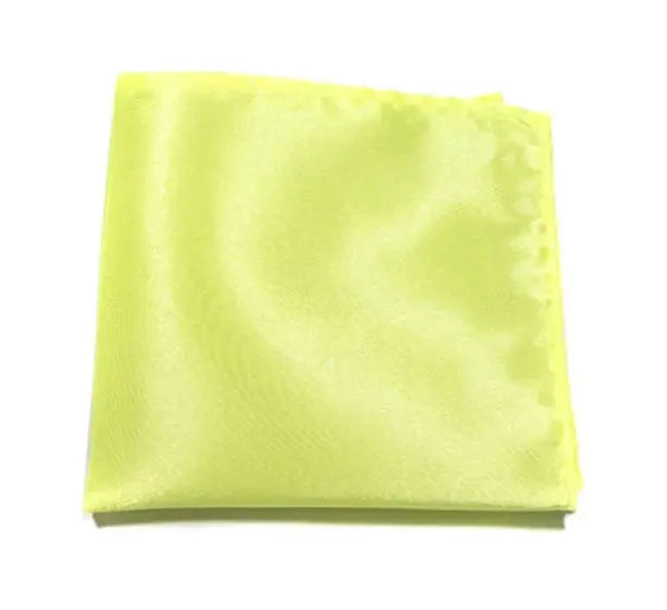Pañuelo Satinado Para Traje - Amarillo - Pañuelo