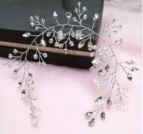 Tocado Para El Cabello Brillante - Tocado y Velos