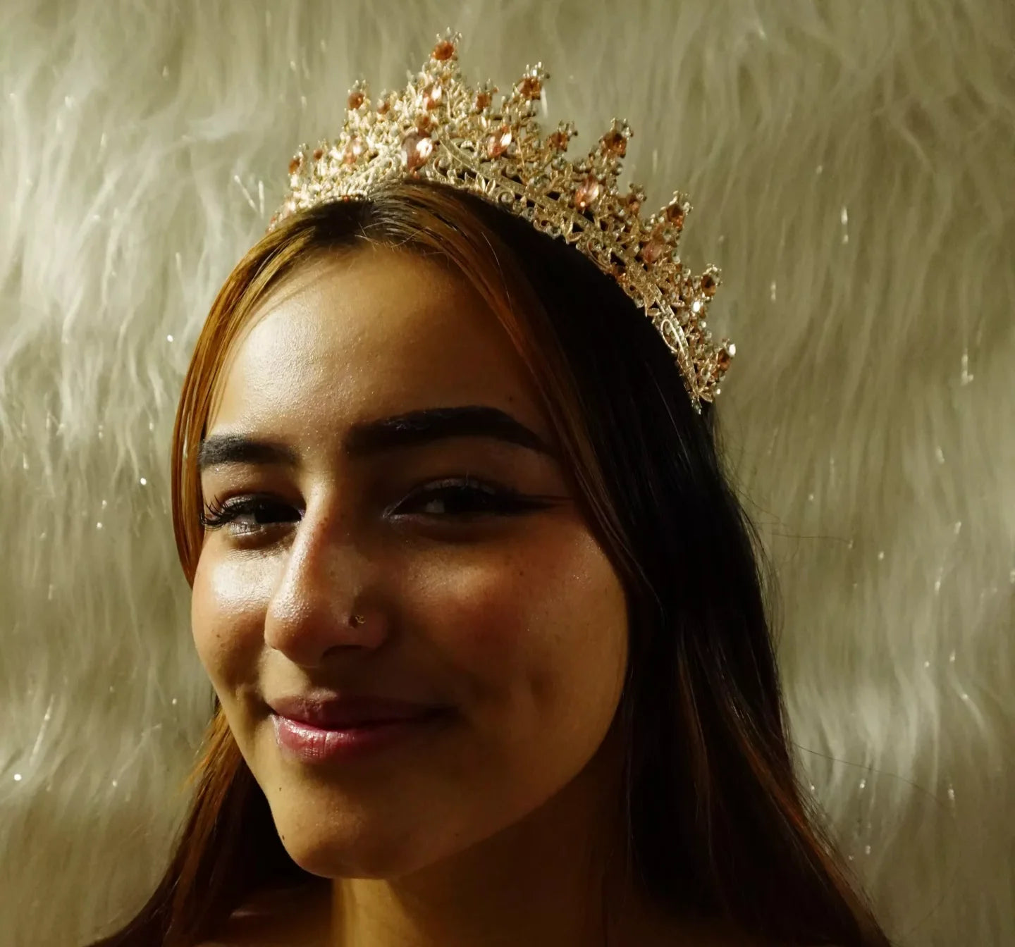 Tiara Corona De Lujo De Cristal - Corona