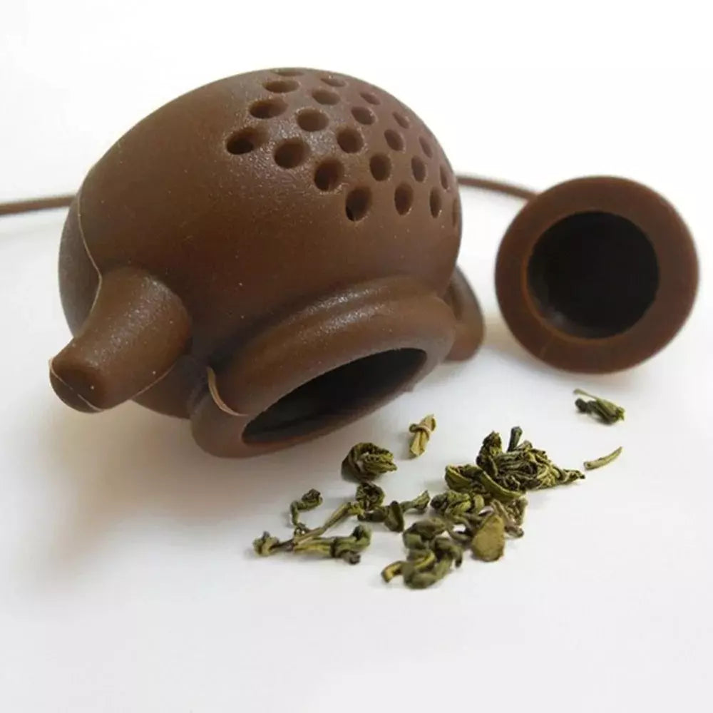 Infusor De Té Y Aromática En Forma de Tetera