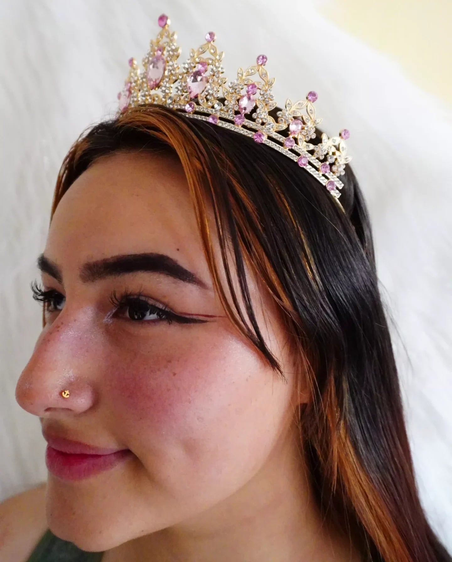 Tiara Corona De Lujo De Cristal - Corona