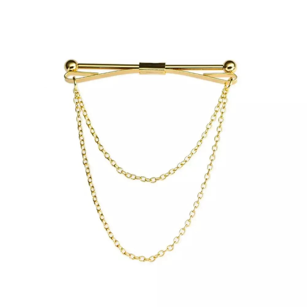 Pin Alta Gamas Pisa Cuello Camisa - Dorado - Broche