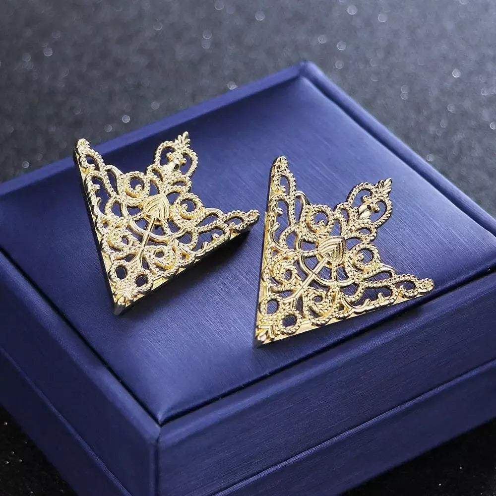 Pin Broche De Cuello Para Camisa - Dorado - Broche