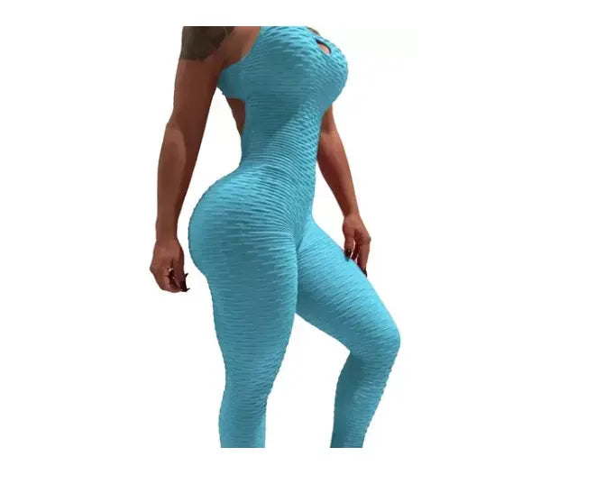 Enterizo Deportivo Mujer Levanta Cola - Celeste