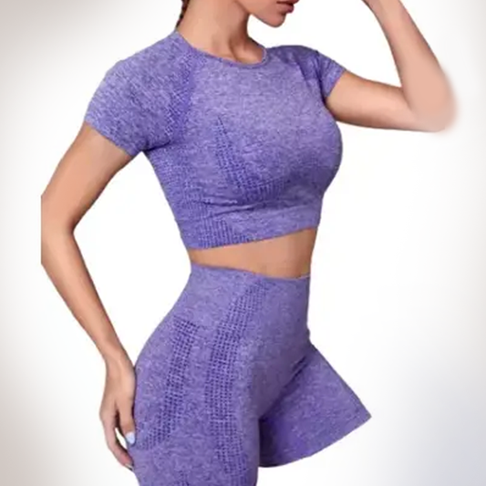 Conjunto Gimnasio Camisa Y Leggins 2 Piezas