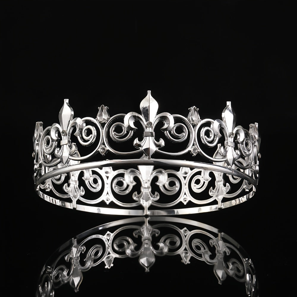 Corona de rey Plateado, Hombre Elegante 