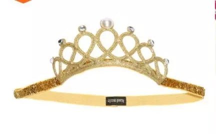 Diadema De Corona Para Niña - Dorado