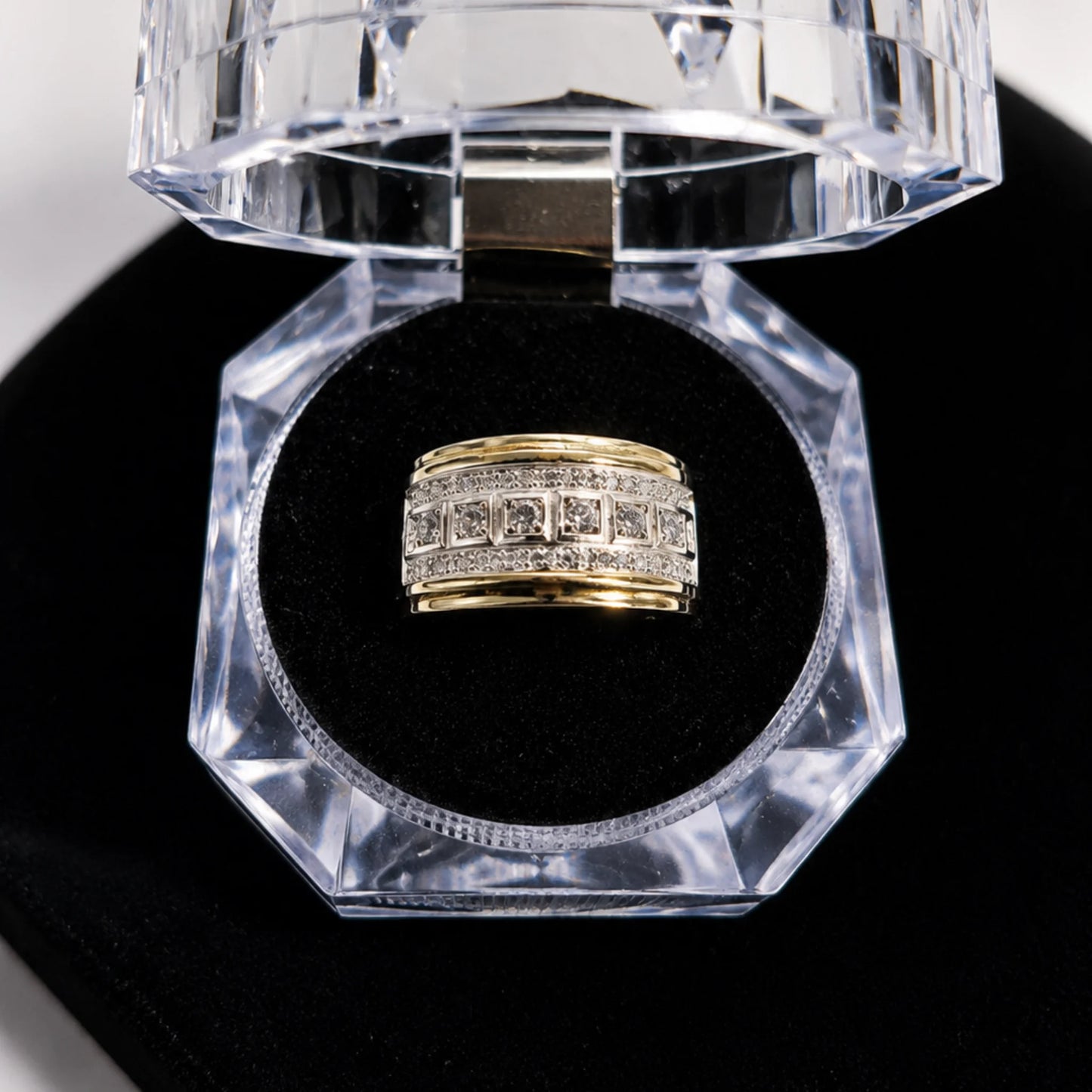 Anillo de Plata 975 para Dama Laminado en Oro