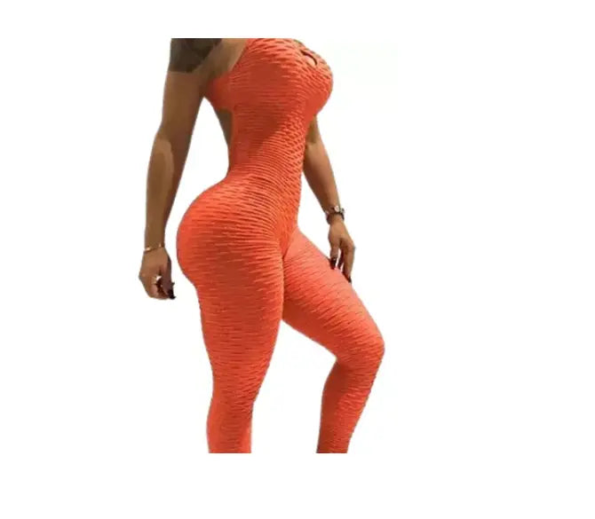 Enterizo Deportivo Mujer Levanta Cola - Naranja