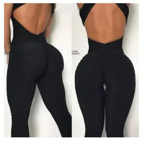 Enterizo Deportivo Mujer Levanta Cola - Negro