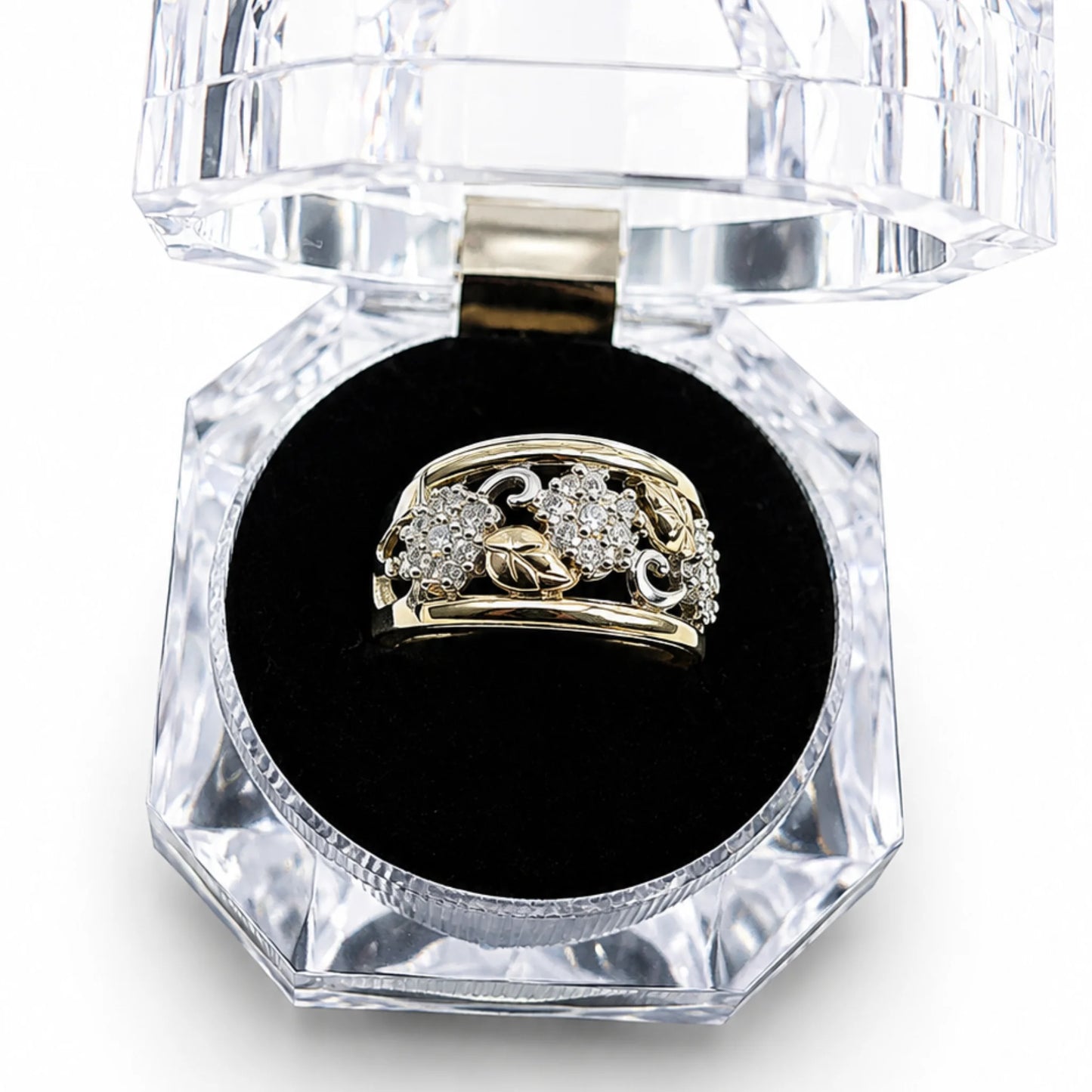 Anillo de Plata 975 para Dama Laminado en Oro