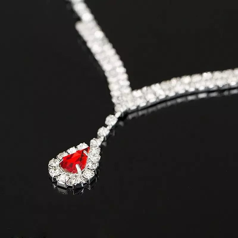Set Collar y Aretes Plateados – Joyería para Bodas y Eventos - Collares