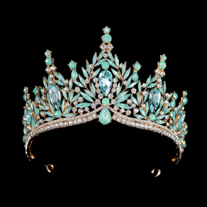 Tiara verde claro 