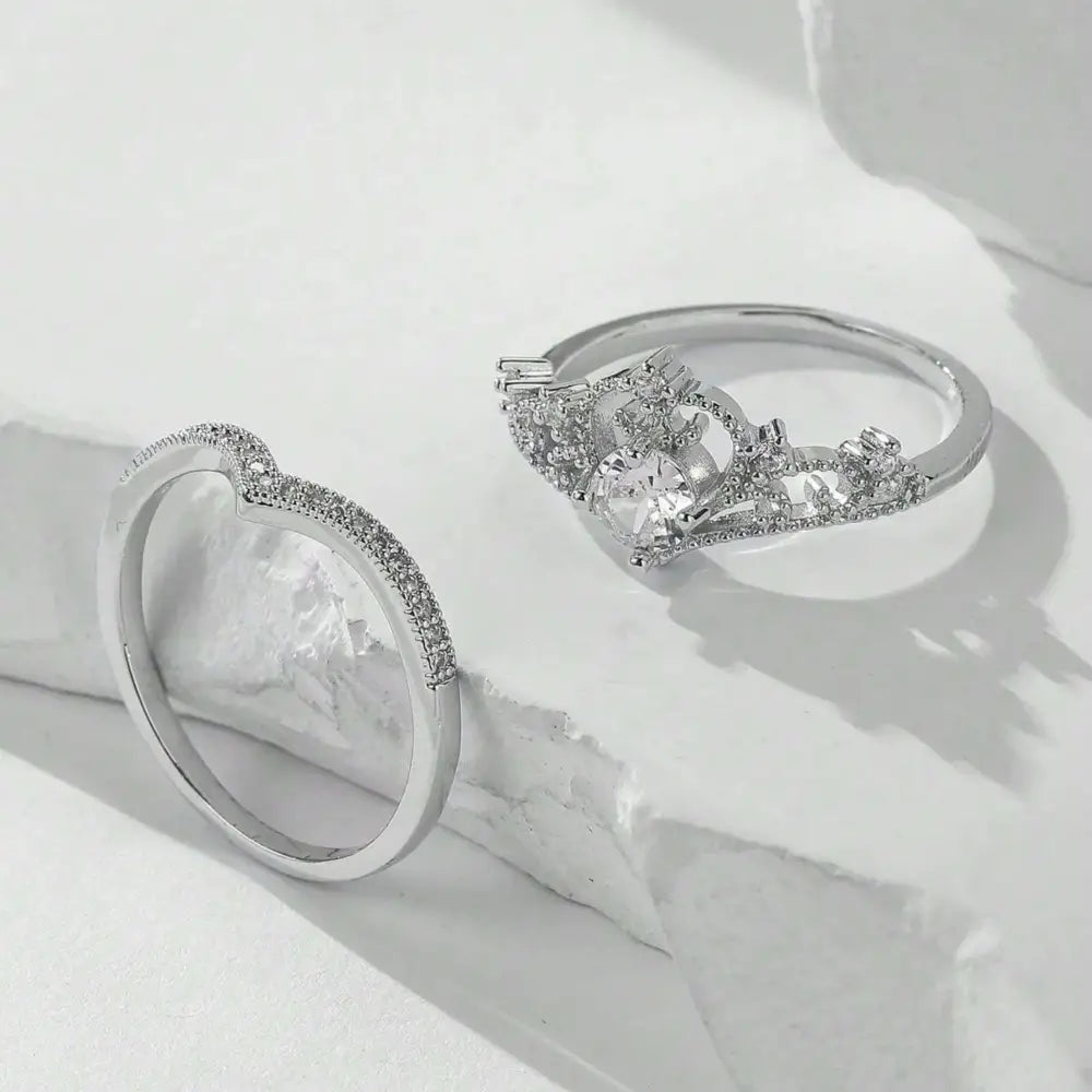 Anillo 15 años diamantes imitación quinceañera elegante Colombia