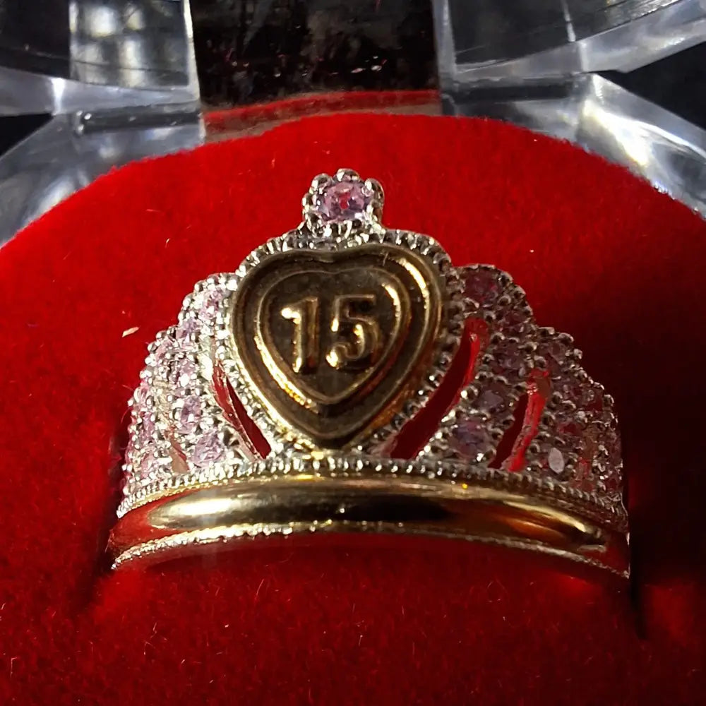 Anillos 15 años plata oro quinceañera elegante Colombia