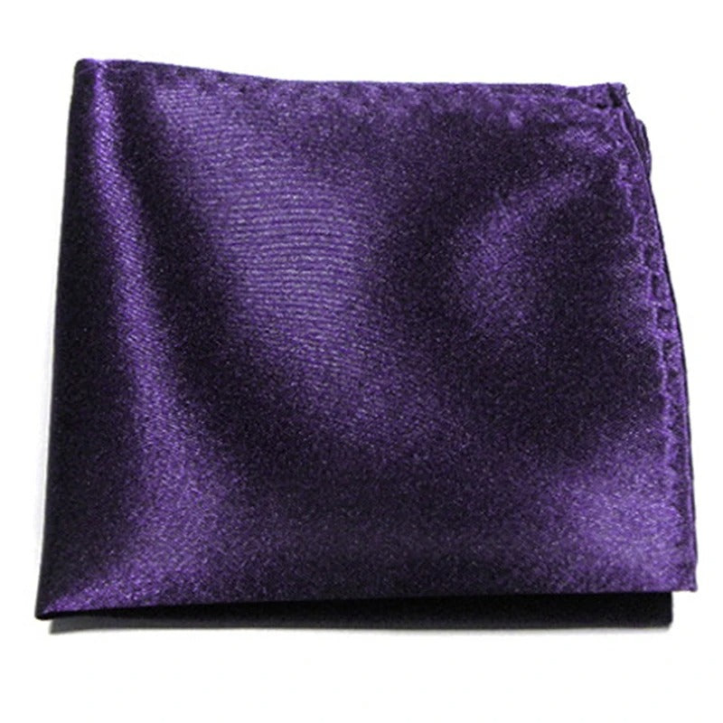 Pañuelo Satinado Para Traje - Azul oscuro - Pañuelo