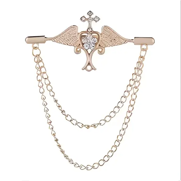 Broche pin alas decorativas accesorio moda Colombia