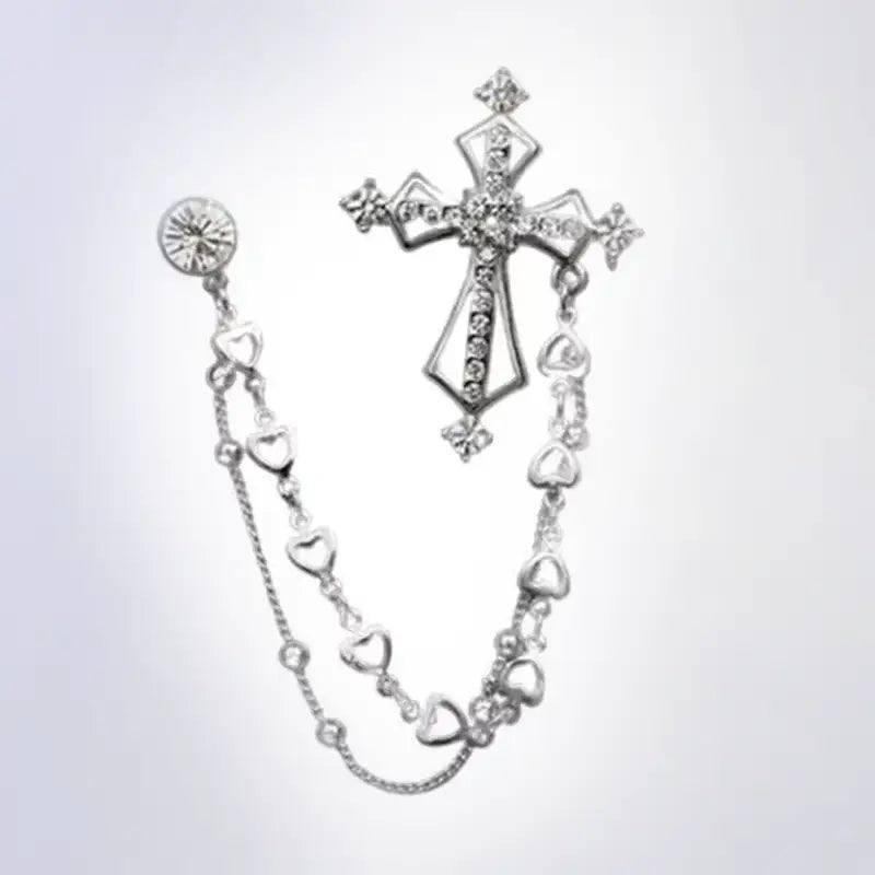 Broche pin metálico traje caballero elegante Colombia