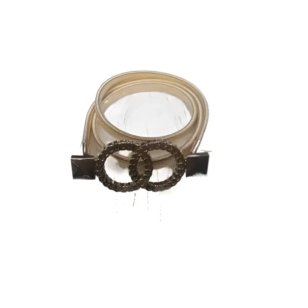 Cinturón metálico elástico mujer accesorios moda Colombia