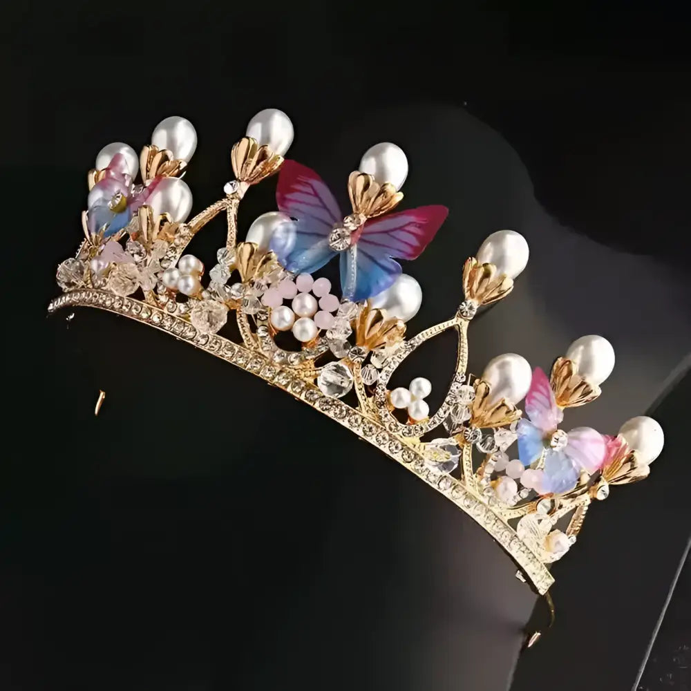 Corona mariposa princesa tiara quinceañera Colombia