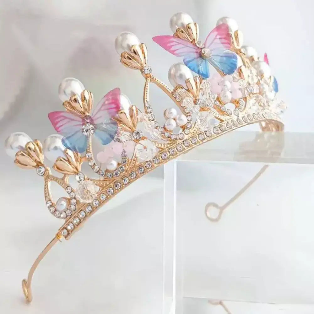 Corona mariposa princesa tiara quinceañera Colombia
