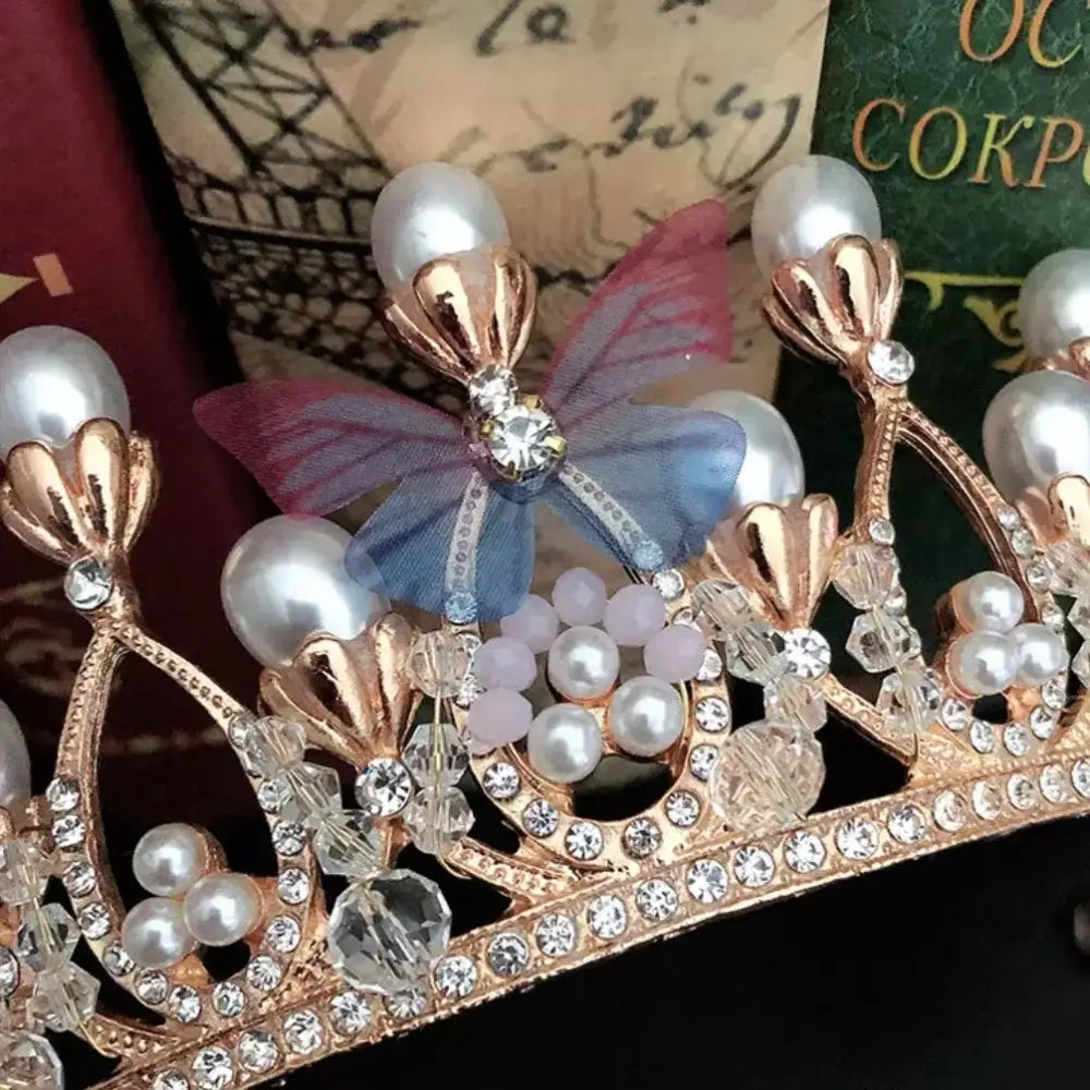 Corona mariposa princesa tiara quinceañera Colombia