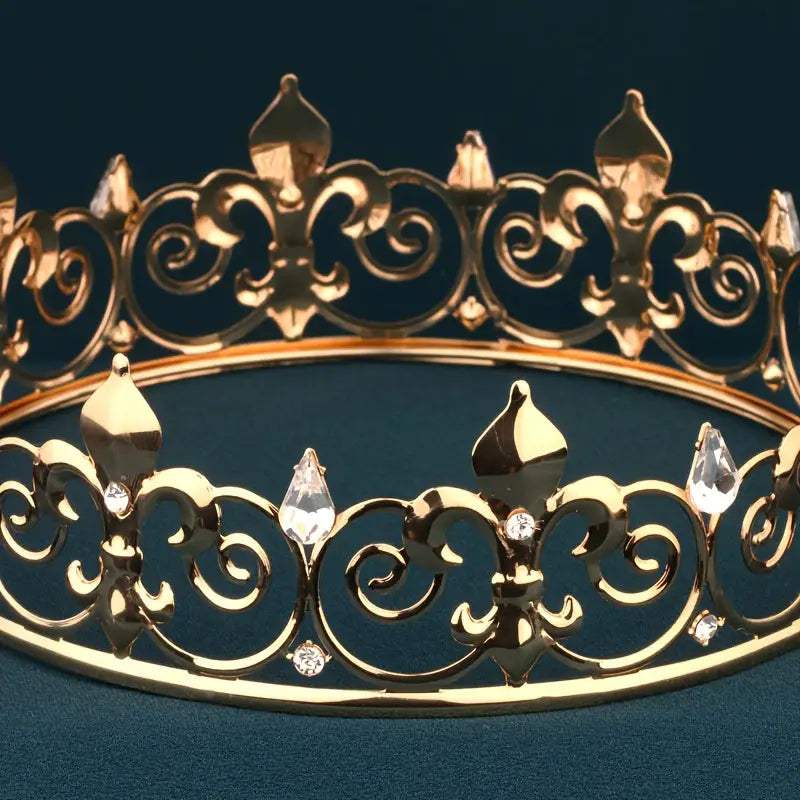 Corona príncipe elegante acabado brillante metal – Sepia Moda y Más