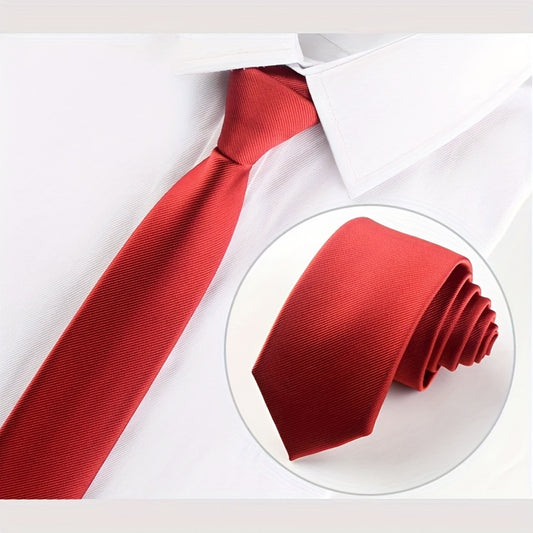 Corbata Satinada Slim Adulto Elegante - Corbata