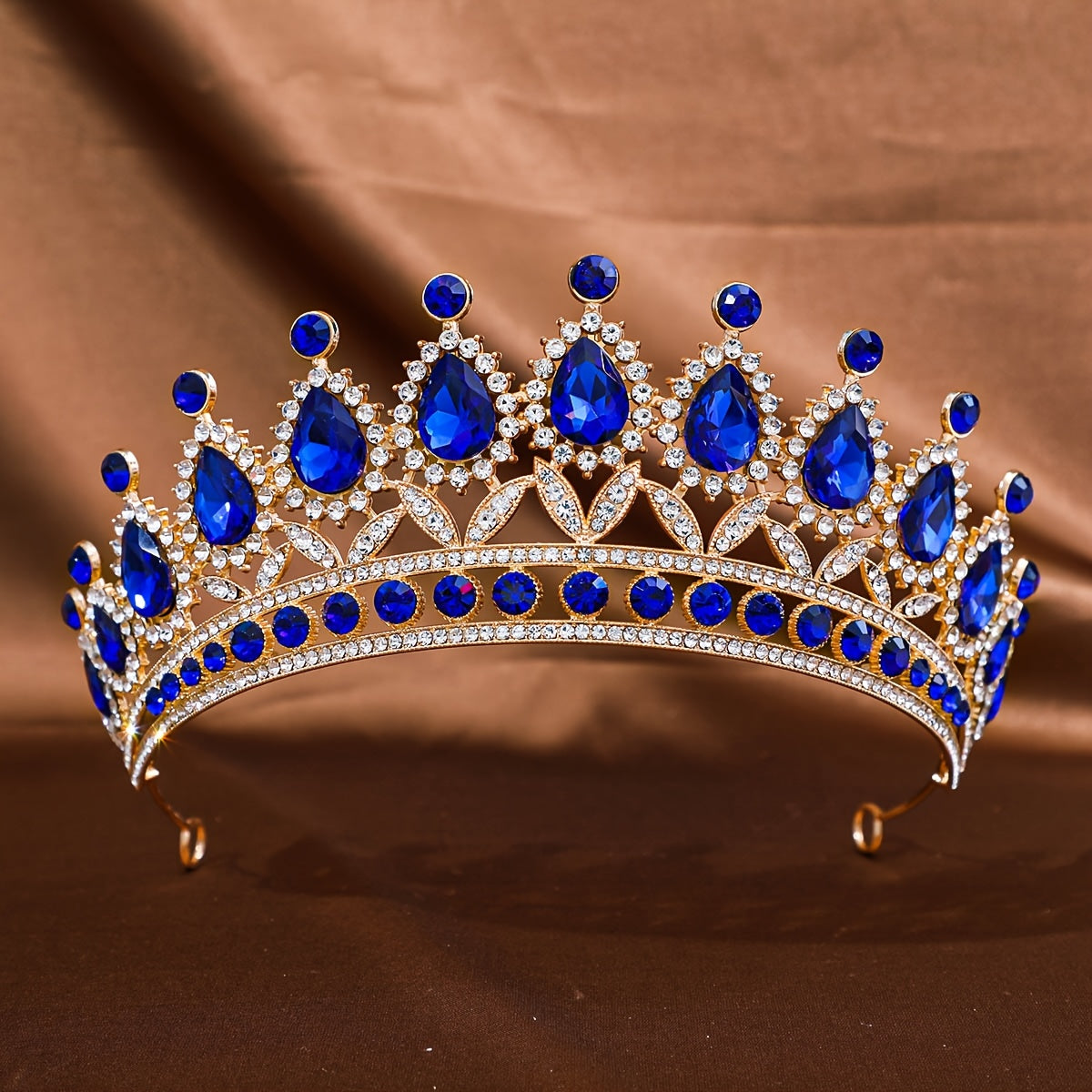 Tiara Corona Barroco - Azul - Corona