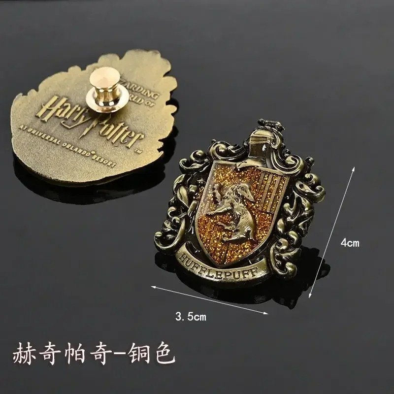 Corbata Harry Potter 4 Casas Bordada + Pin
