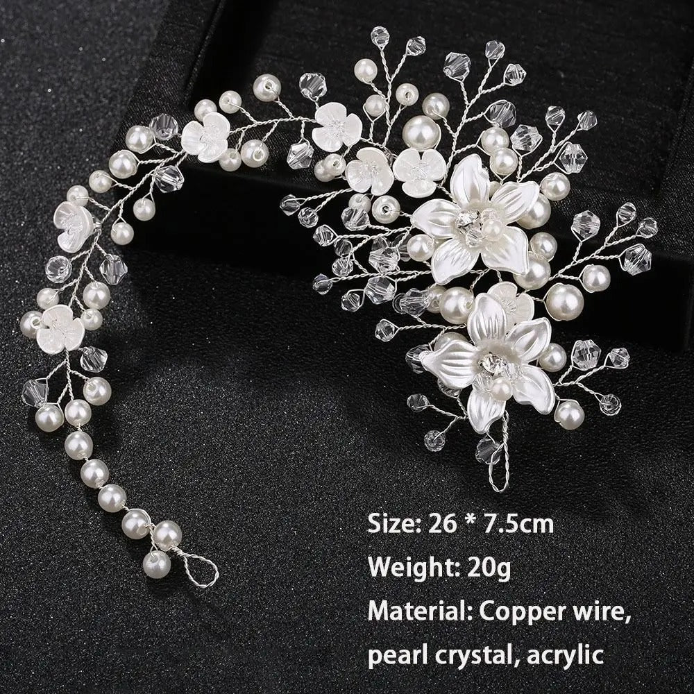 Tocado Tiara Corona Para Novia Brillante - Tocado y Velos