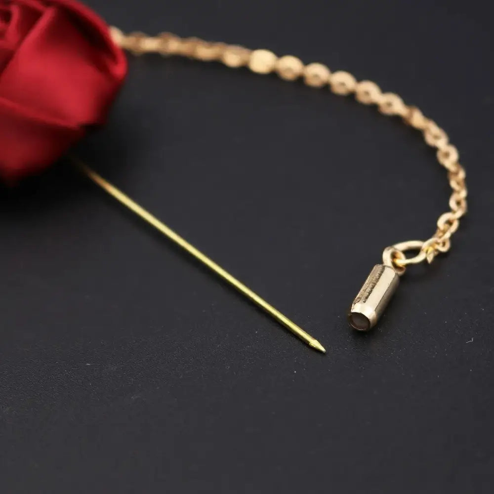 Pin broche forma rosa accesorio moda Colombia