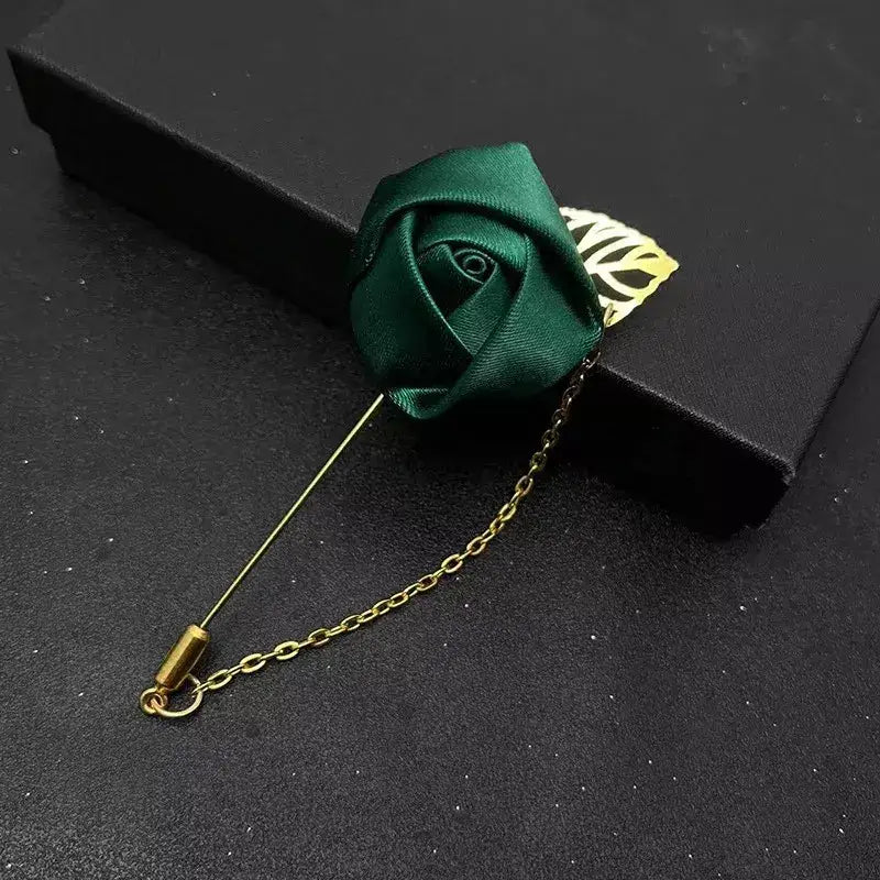 Pin broche forma rosa accesorio moda Colombia
