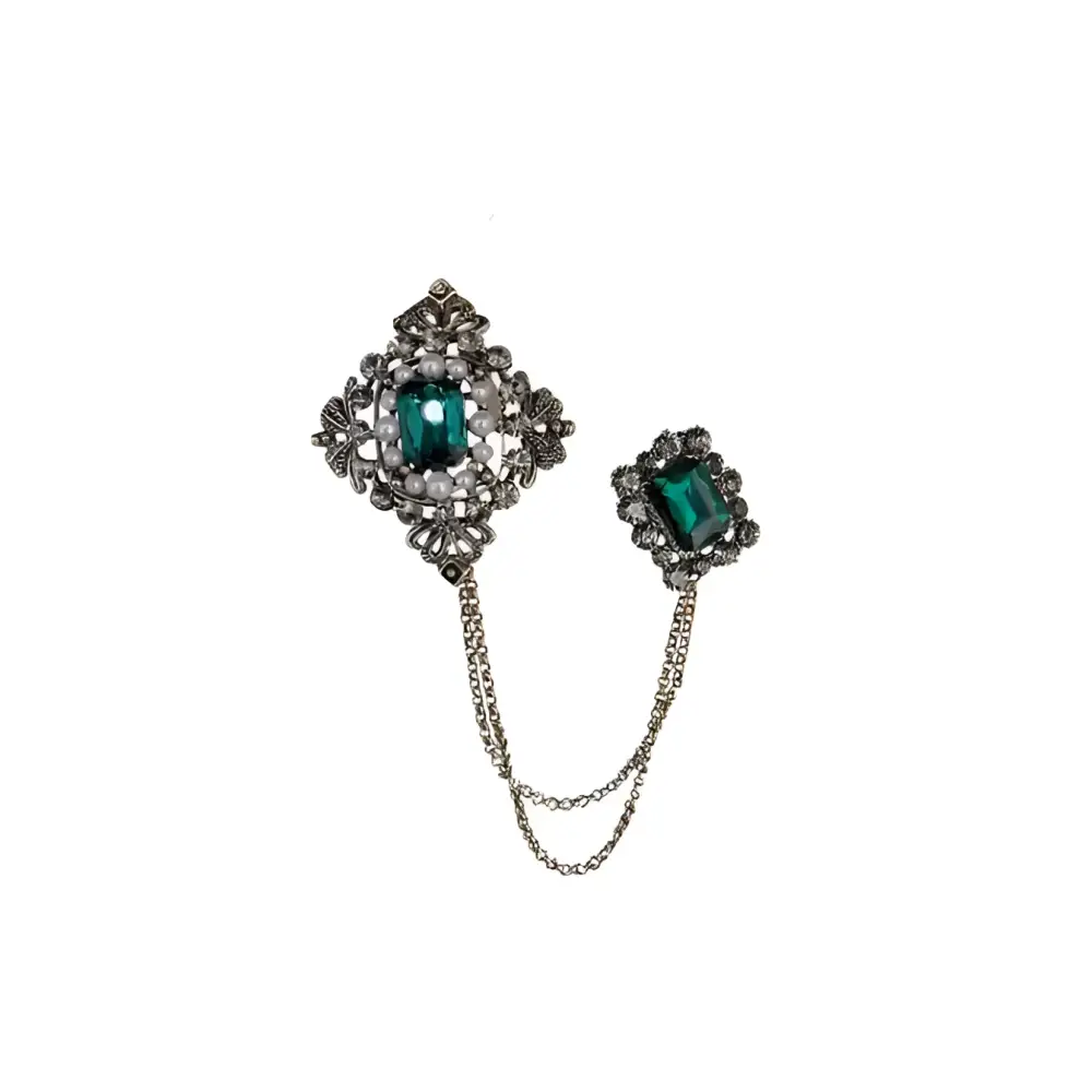 Pin broche caballero elegante premium traje Colombia