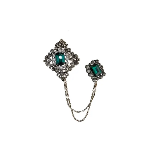 Pin broche caballero elegante premium traje Colombia