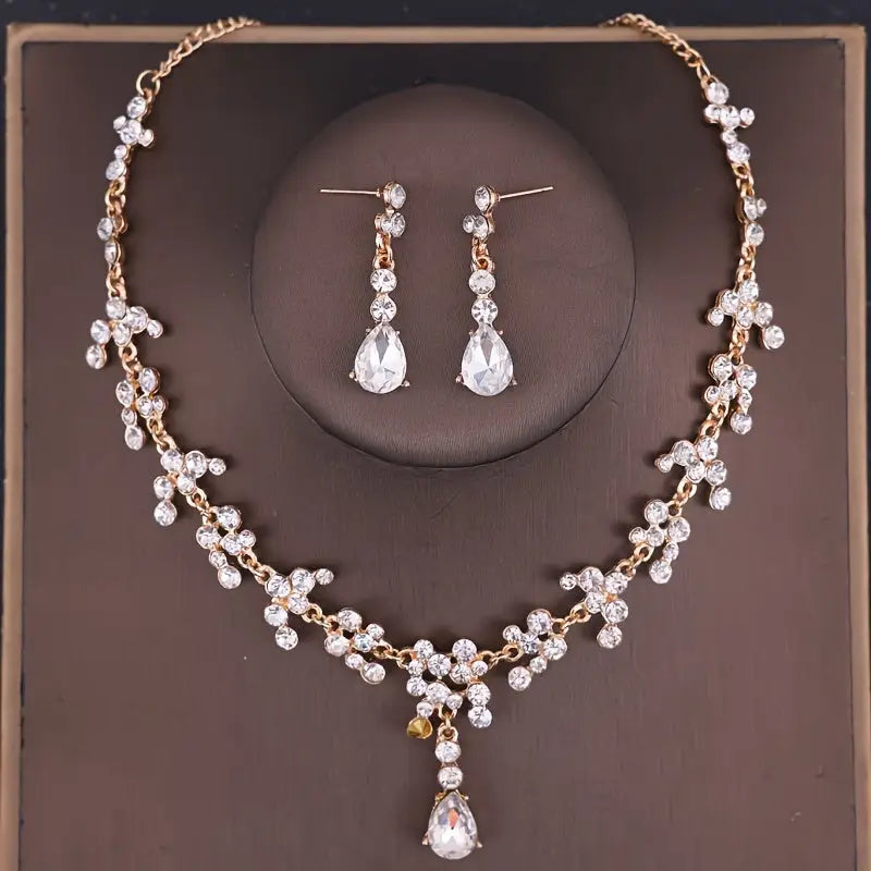 Set joyería colores azul marino rosa lila dorado Colombia
